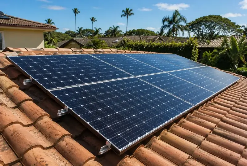Installation de panneaux solaires à Saint-Palais